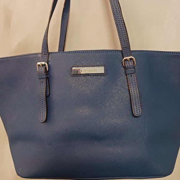 Calvin Klein Blue Tote - Picture 1 of 10